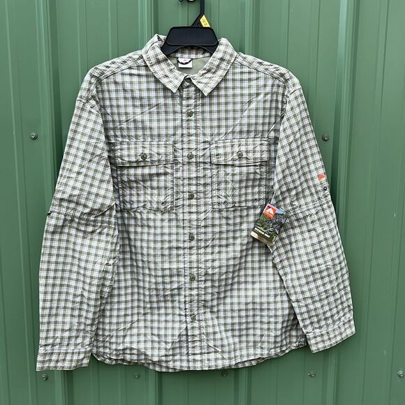 Men's Upstream Outdoor Shirt with Long Sleeves, UPF 50+, Size L - Picture 1 of 11